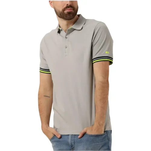 Herren Polo & T-Shirts,Lila Polo Shirt Trendy Stil - Genti - Modalova