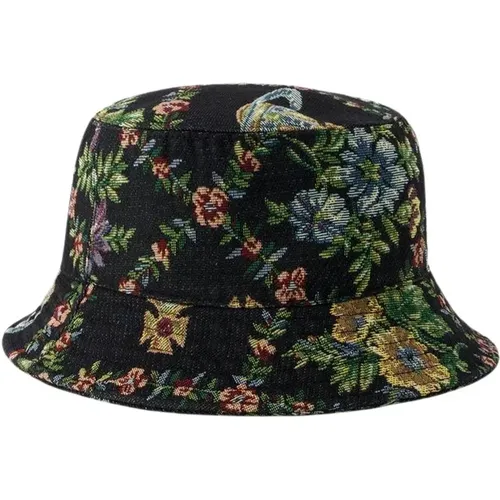 Schwarzer Trellis Tapestry Bucket Hat , Damen, Größe: M - Vivienne Westwood - Modalova