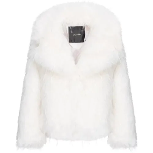 Stylish Faux Fur Jackets , female, Sizes: XS - pinko - Modalova