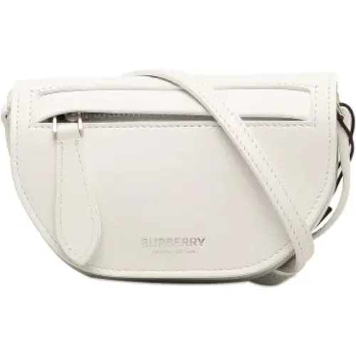 Pre-owned Leather crossbody-bags , female, Sizes: ONE SIZE - Burberry Vintage - Modalova
