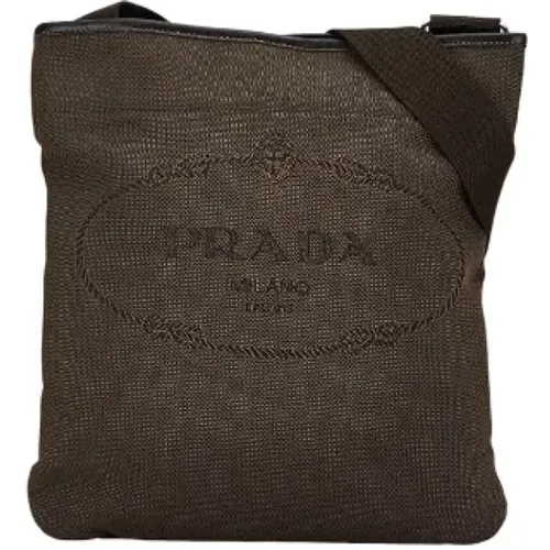 Pre-owned Canvas prada-bags , female, Sizes: ONE SIZE - Prada Vintage - Modalova