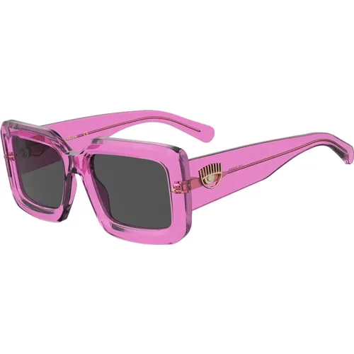 Bold and Eye-catching Sunglasses Cf7022/S 35J , female, Sizes: 53 MM - Chiara Ferragni Collection - Modalova