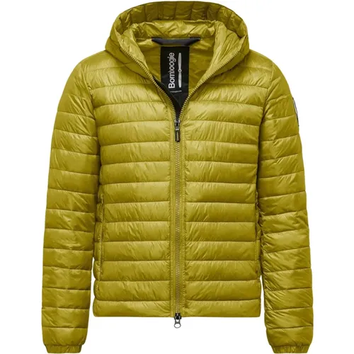 Hooded Nylon Micro-Ripstop Synthetic Insulated Jacket , male, Sizes: 3XL, M, L, XL - BomBoogie - Modalova