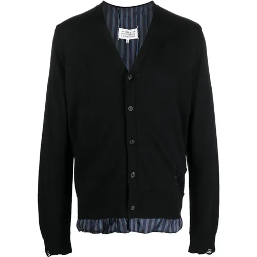 Cardigan , male, Sizes: L, M, S - Maison Margiela - Modalova