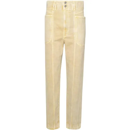 Cotton Tess Jeans , female, Sizes: S, M, XS - Isabel Marant Étoile - Modalova