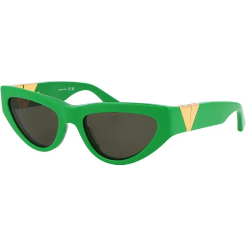 Stylish Sunglasses Bv1176S , female, Sizes: 55 MM - Bottega Veneta - Modalova