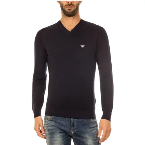 Stylischer Sweater Pullover , Herren, Größe: 2XL - Armani Jeans - Modalova