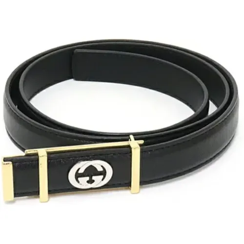 Pre-owned Leather Belt , female, Sizes: ONE SIZE - Gucci Vintage - Modalova