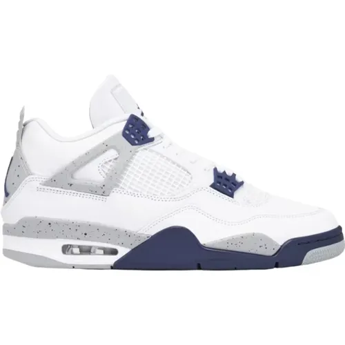 Midnight Navy Retro 4 Sneakers , Herren, Größe: 36 EU - Jordan - Modalova