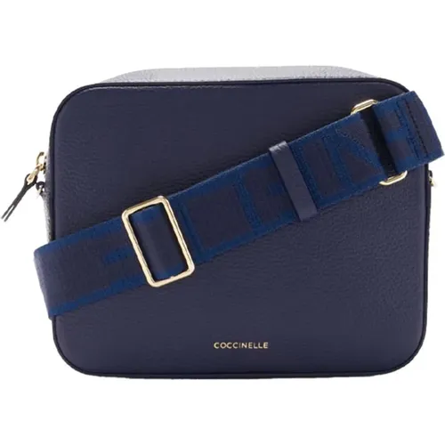 Crossbody Bag with Logo Strap , female, Sizes: ONE SIZE - Coccinelle - Modalova