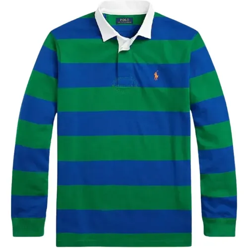 Striped Cotton Polo Shirt , male, Sizes: S - Ralph Lauren - Modalova