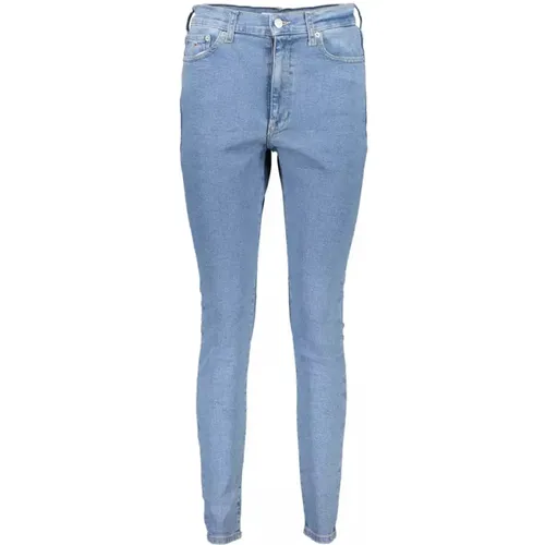 Cotton Jeans & Pant in Light , female, Sizes: W29 L30, W27 L30, W31 L30, W30 L30, W32 L30, W26 L30, W28 L30 - Tommy Hilfiger - Modalova