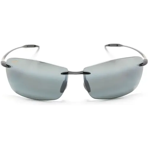 Schwarze Stilvolle Sonnenbrille - Maui Jim - Modalova