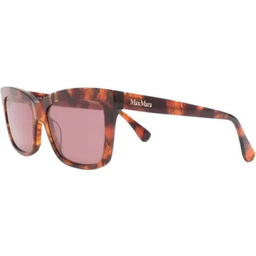 Mm0010 54S Sunglasses , female, Sizes: 55 MM - Max Mara - Modalova