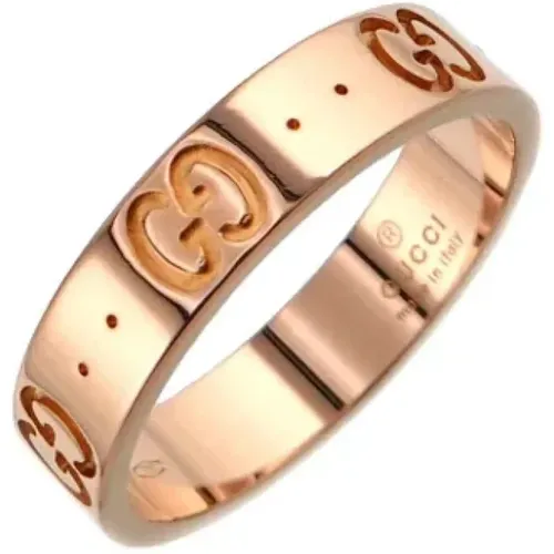 Pre-owned Rose Gold rings , female, Sizes: ONE SIZE - Gucci Vintage - Modalova