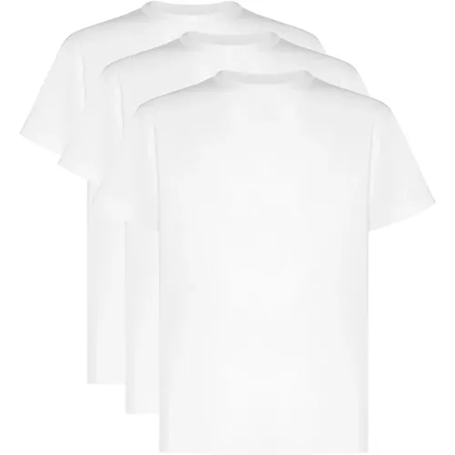 Weiße Logo Patch T-shirts 3er-Pack,3er-Pack T-Shirt Kurzarm - Jil Sander - Modalova