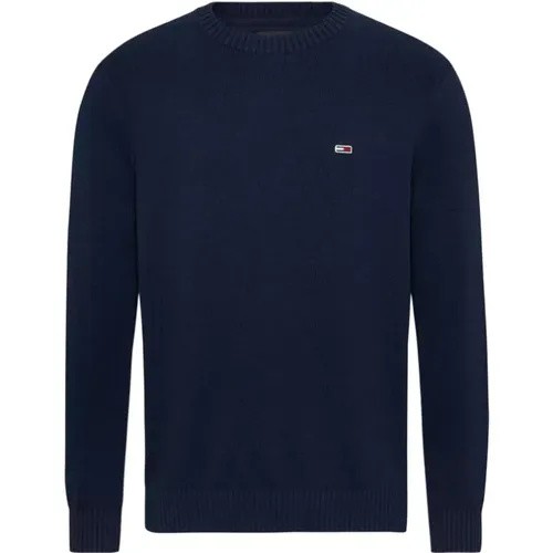 Mens Cotton Sweater , male, Sizes: M, 2XL, S, L - Tommy Jeans - Modalova