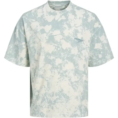 Farbenfrohes Batik-Style T-Shirt - jack & jones - Modalova