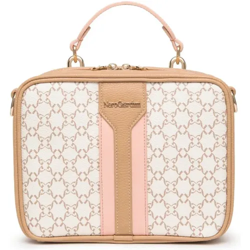 Women's Technical Material Handbag with Zip Closure , female, Sizes: ONE SIZE - Nerogiardini - Modalova