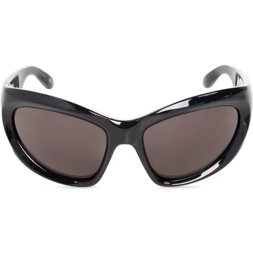 Wrap D-Frame Sonnenbrille , unisex, Größe: ONE Size - Balenciaga - Modalova
