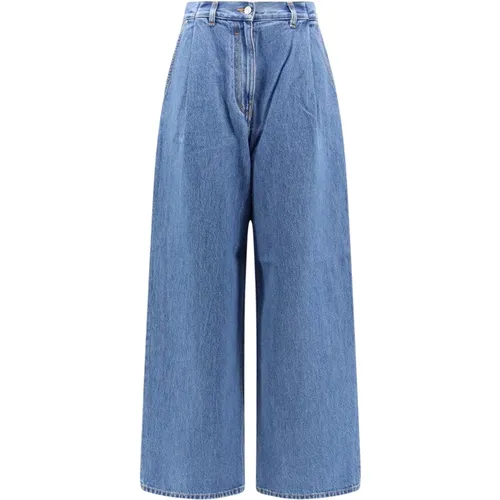 Blaue Jeans Niedrige Taille Knopf Reißverschluss - Givenchy - Modalova