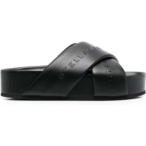 Sm75 Signature Sliders , female, Sizes: 7 UK - Stella Mccartney - Modalova