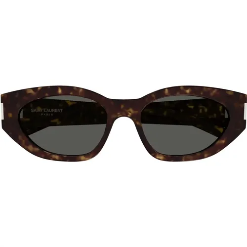 Womens SL 638 002 Cat-Eye Sunglasses , unisex, Sizes: 55 MM - Saint Laurent - Modalova