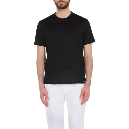T-shirt in filo , male, Sizes: XL - Paolo Pecora - Modalova