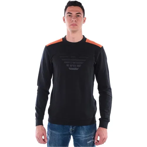 Hoodies , Herren, Größe: M - Emporio Armani EA7 - Modalova