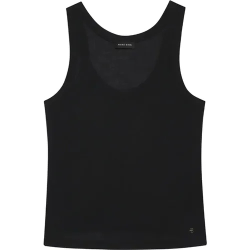 Schwarzes Tank Top Bing Brine , Damen, Größe: L - Anine Bing - Modalova