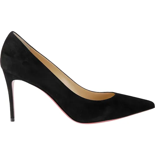 Suede Pointed Heel Pump - Christian Louboutin - Modalova