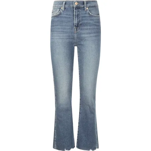 Slim Kick Jeans , Damen, Größe: W25 - 7 For All Mankind - Modalova