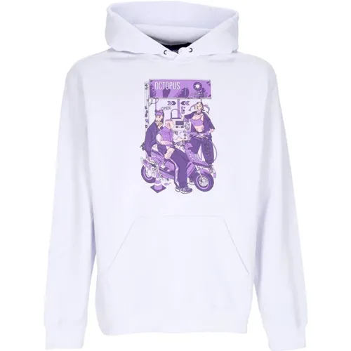 Hooded Sweatshirt with Graphics , male, Sizes: S, L, M, XL, XS - Octopus - Modalova