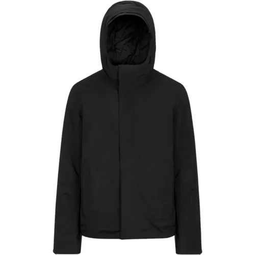 Schwarze reine Jacke , Herren, Größe: S - K-way - Modalova