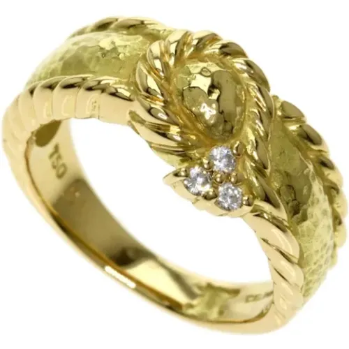 Pre-owned Céline ring in gold , female, Sizes: ONE SIZE - Celine Vintage - Modalova