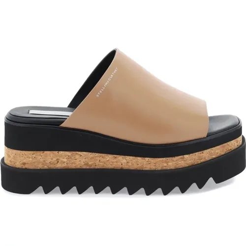 Vegane Sneak-Elyse Plateau-Mules , Damen, Größe: 36 EU - Stella Mccartney - Modalova