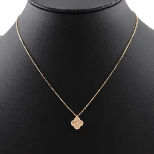 Pre-owned Rose Gold necklaces , female, Sizes: ONE SIZE - Van Cleef & Arpels Pre-owned - Modalova