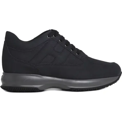 Blaue Wildleder Herren Sneakers , Herren, Größe: 39 EU - Hogan - Modalova