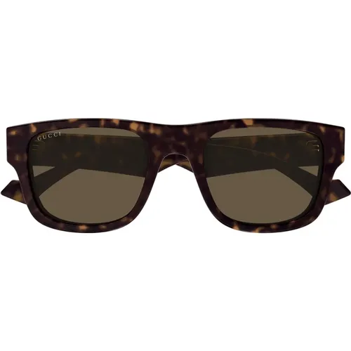 Square Acetate Sunglasses Gg1427S 003 , unisex, Sizes: 53 MM - Gucci - Modalova