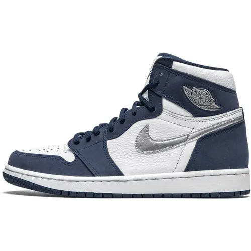 Midnight Navy Retro High Sneakers , Herren, Größe: 35 1/2 EU - Jordan - Modalova