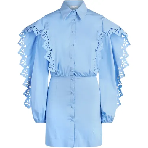 Cotton Blend Shirt Dress , female, Sizes: M - Jijil - Modalova