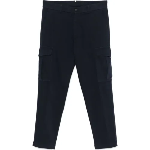 Slim-Fit Cotton Cargo Pants , male, Sizes: W33, W36, W34 - Eleventy - Modalova