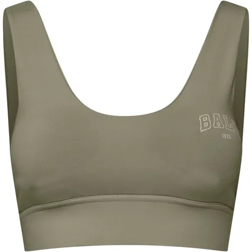 Stylish Olive Sleeveless Top , female, Sizes: L, M, S, XS - Ball - Modalova