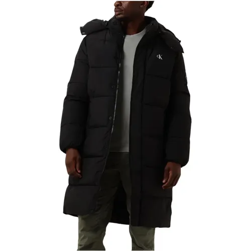 Herren Essentials Lange Parka , Herren, Größe: 2XL - Calvin Klein - Modalova