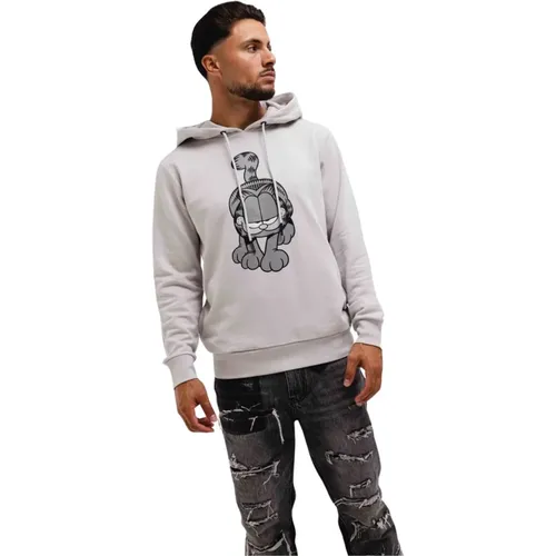 Garfield Hoodie Grau Herren , Herren, Größe: M - Iceberg - Modalova