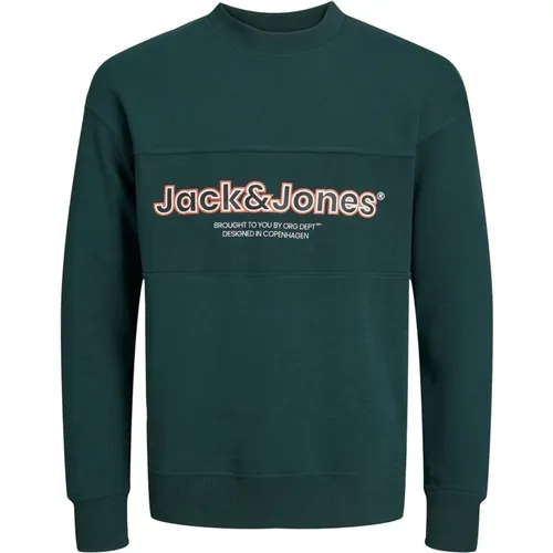 Jack Jones Junior Sweatshirt Lakewood Pullover ohne Kapuze - jack & jones - Modalova