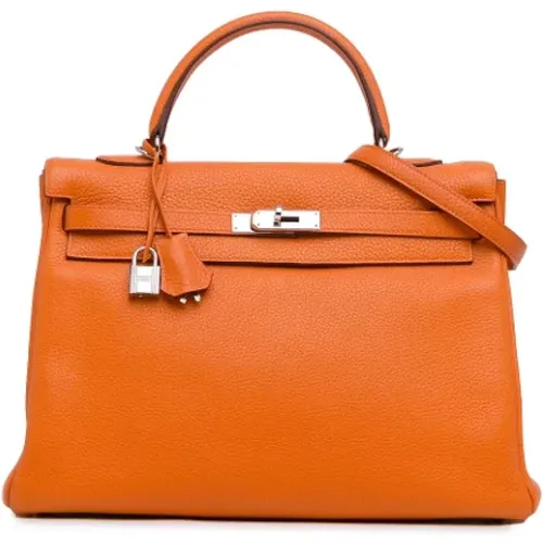 Pre-owned Leather handbags , female, Sizes: ONE SIZE - Hermès Vintage - Modalova