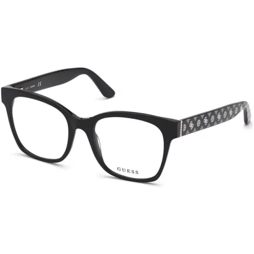 Brille, Rahmen: glänzend schwarz - Guess - Modalova