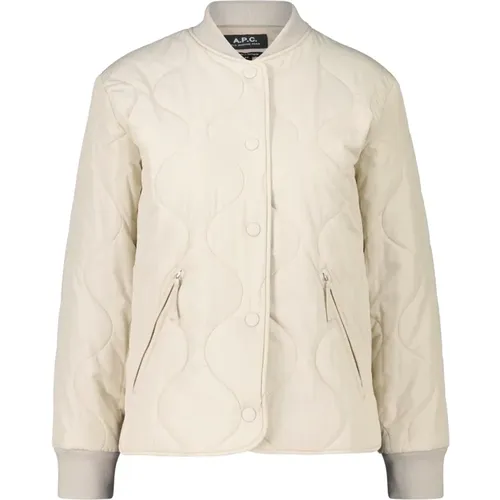 Snap Button Puffer Jacket , female, Sizes: S, XS - A.p.c. - Modalova