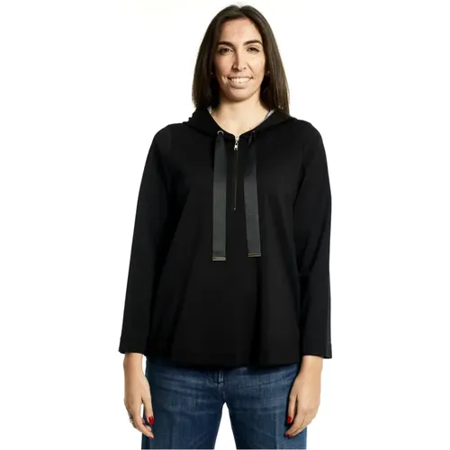 Stylish Fleece Sweatshirt , female, Sizes: S, XL - Marina Rinaldi - Modalova
